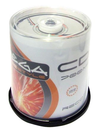 PT CD-R 700MB 52x spindle 100/1, Omega Freestyle